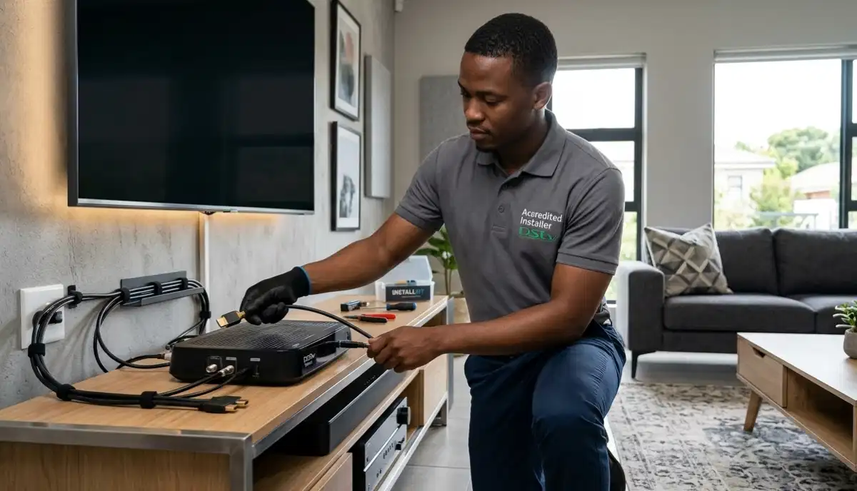 Professional DStv Explora decoder installation in Centurion home