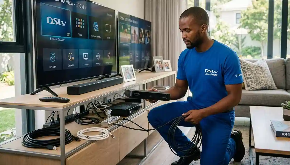 Professional DStv Extra View multi-room installation in Centurion