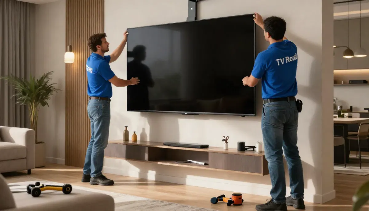 Professional TV bracket installation in Centurion