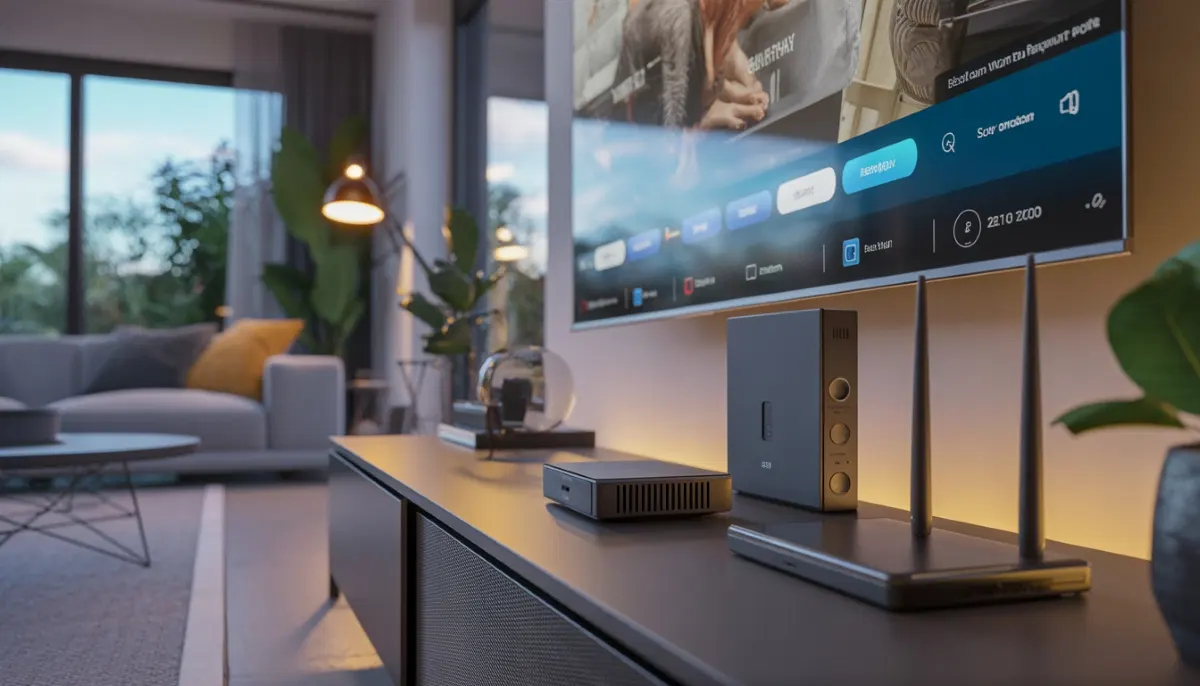 Smart TV home entertainment setup with DStv Explora Ultra in Centurion