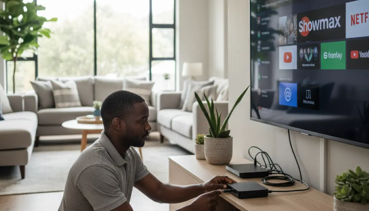 Professional streaming device setup for DStv internet in Centurion home