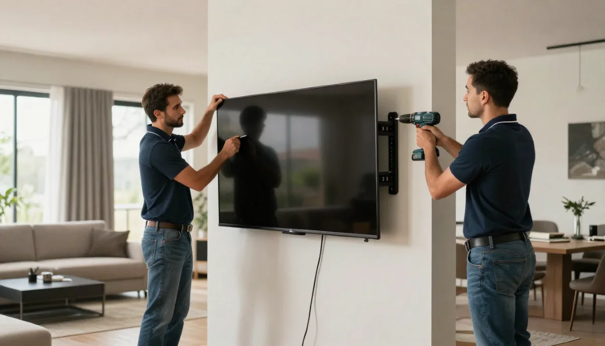 Professional TV wall mounting installation in Centurion